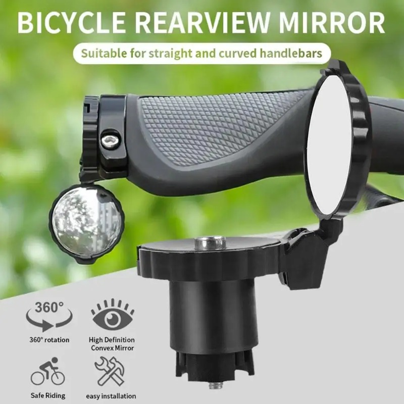 Mountain Biking Definition - Lusterko rowerowe montowane na kierownicy, lusterko