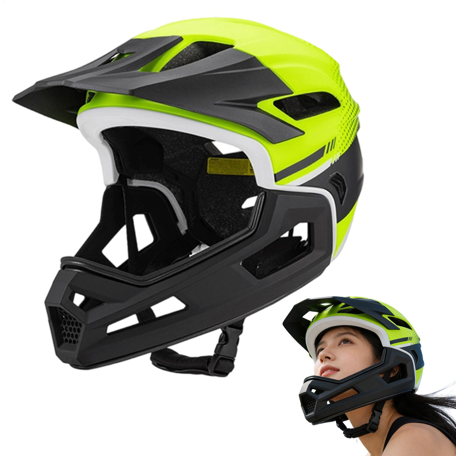 Mountain Biking Full Face Helmet - Kask rowerowy typu full face, ochrona
