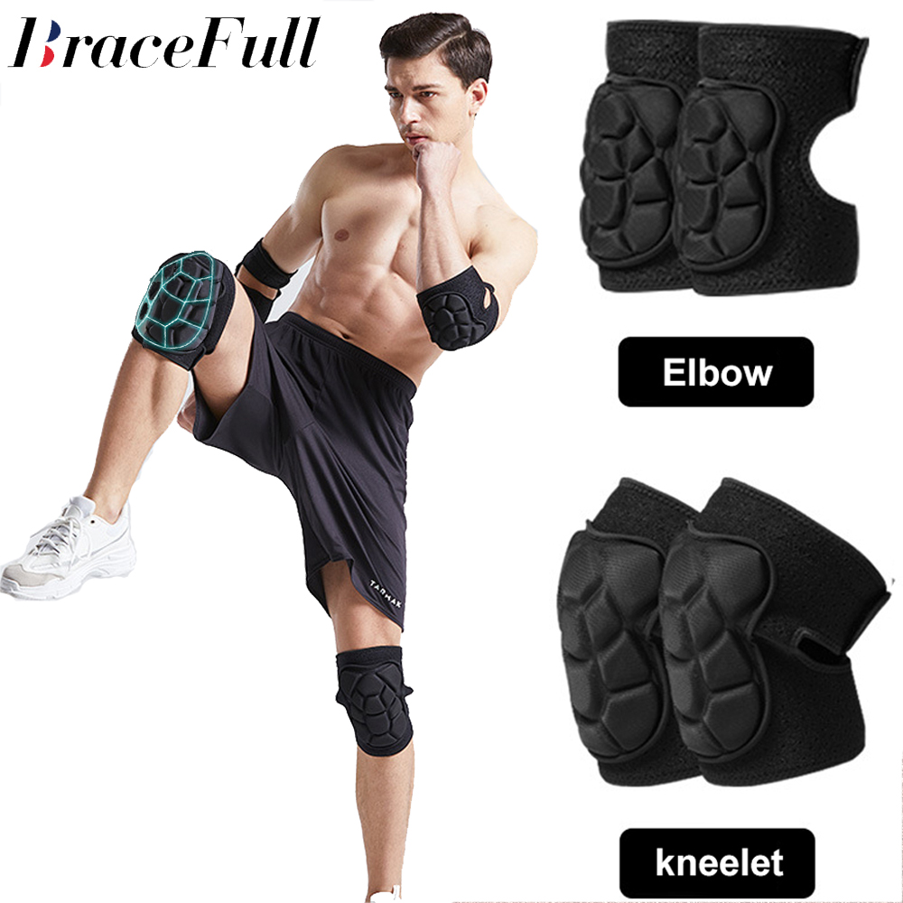 Mountain Biking Knee And Elbow Pads - 1 Para Oddychających Antypoślizgowych Nakolanników i