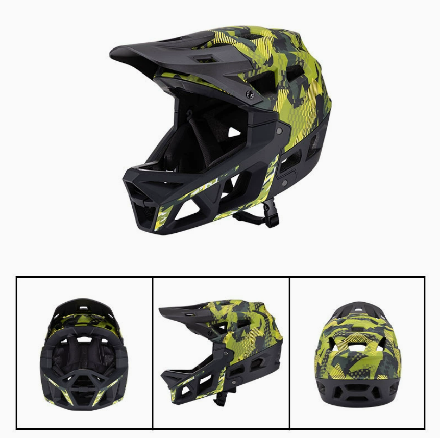 Popularny kask rowerowy górski – Mountain Biking Full Face Helmet recenzja i cena