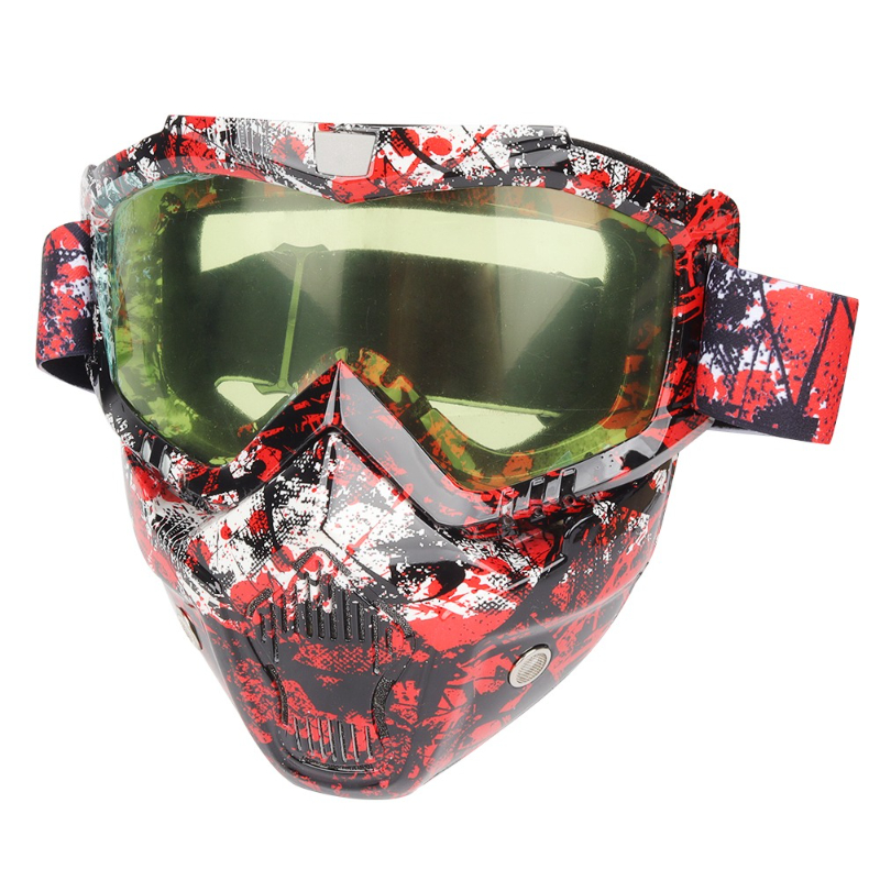 Gogle motocyklowe, maski, oddy – Mountain Biking Full Face Helmet recenzja i cena