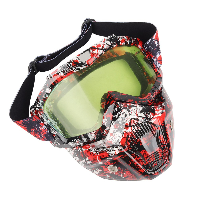 Gogle motocyklowe, maski, oddy – Mountain Biking Full Face Helmet recenzja i cena