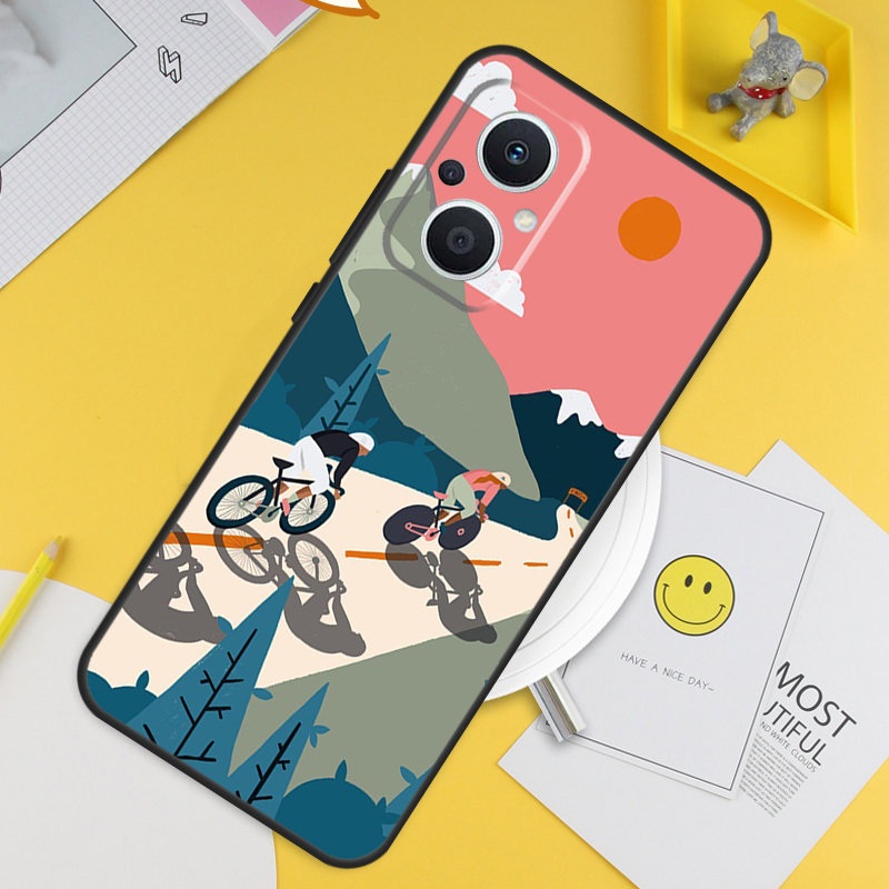 Etui na telefon OPPO Reno 13F  – Mountain Biking Reno recenzja i cena