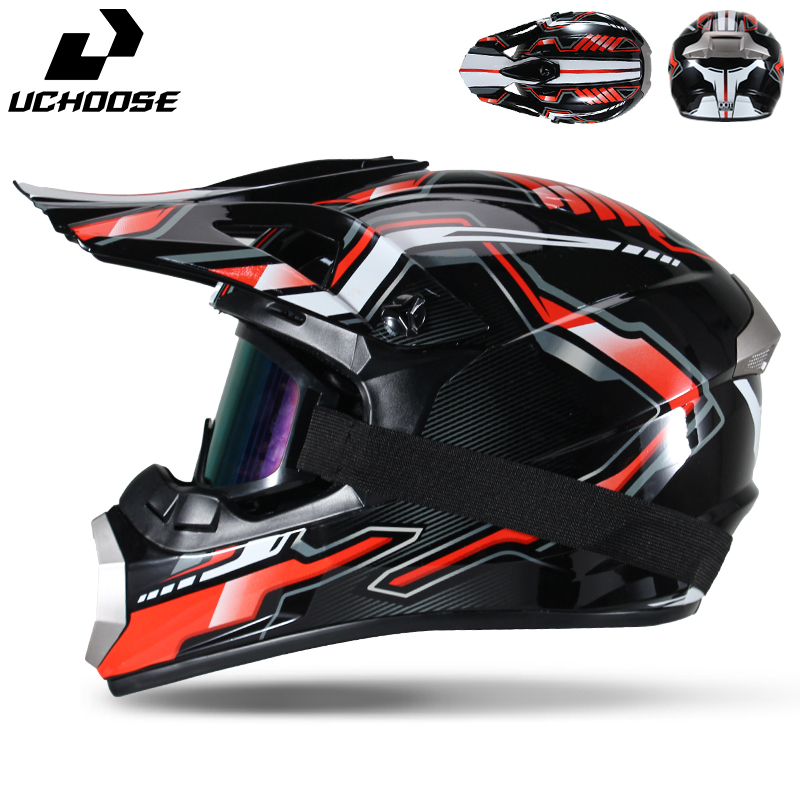 Uchoose Kask Motocyklowy dla D – Mountain Biking Full Face Helmet recenzja i cena