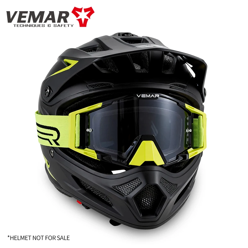 Okulary motocyklowe VEMAR wyso – Mountain Biking Full Face Helmet recenzja i cena