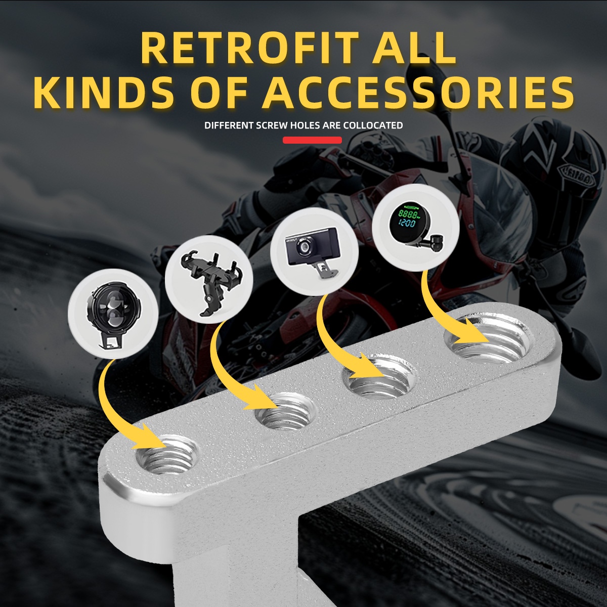 Uchwyt mocujący reflektor LED  – Xtreme Mountain Biking recenzja i cena