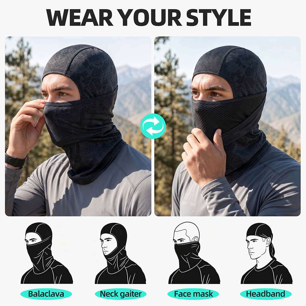 Letnia motocyklowa kominiarka  – Mountain Biking Full Face Helmet recenzja i cena