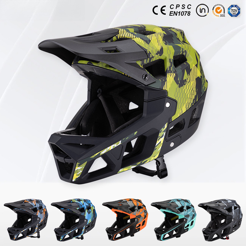 Nowy kask rowerowy górski dla  – Mountain Biking Full Face Helmet recenzja i cena