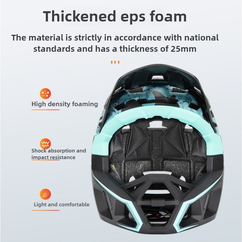 Nowy kask rowerowy górski dla  – Mountain Biking Full Face Helmet recenzja i cena