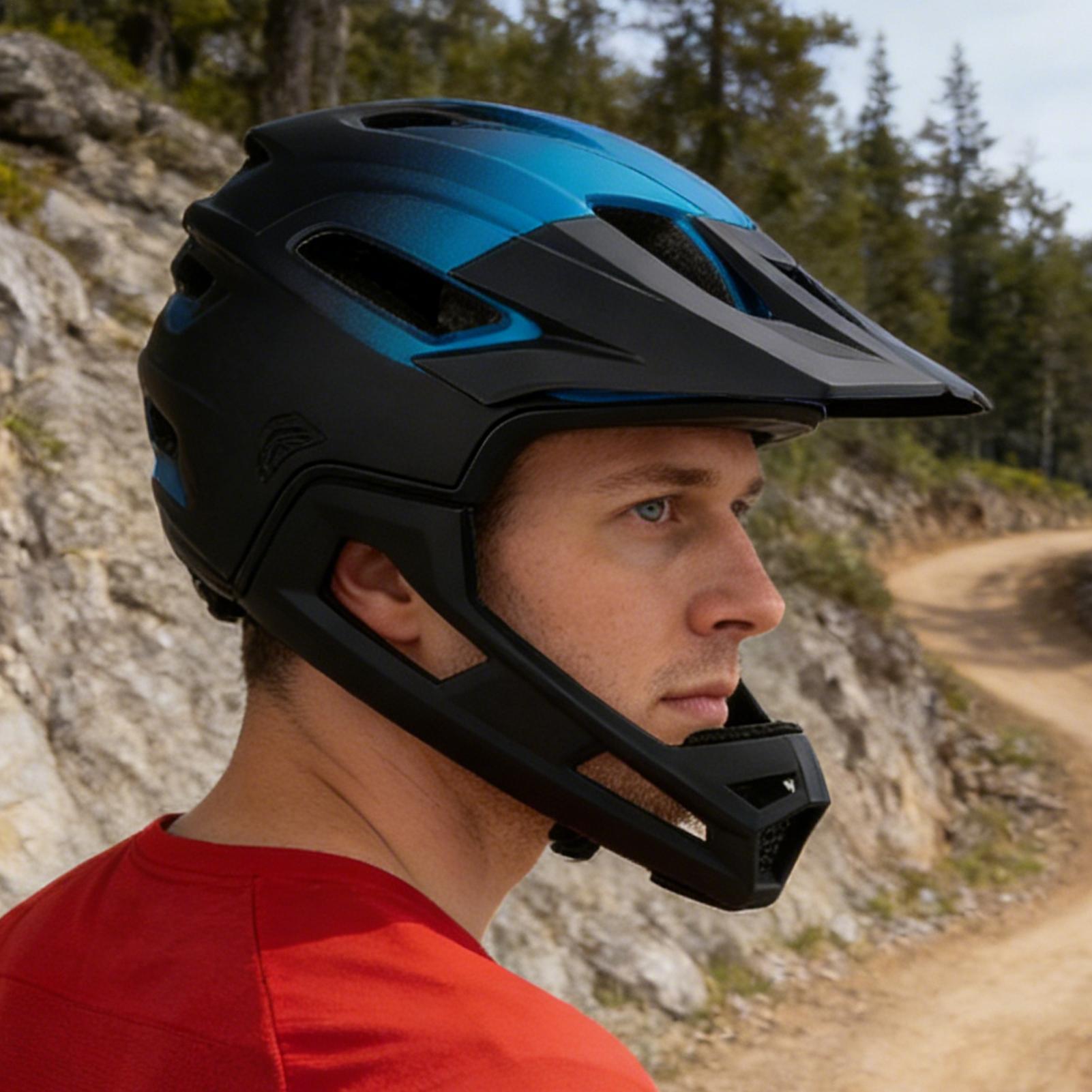 Odpinany kask rowerowy pełnotw – Mountain Biking Full Face Helmet recenzja i cena