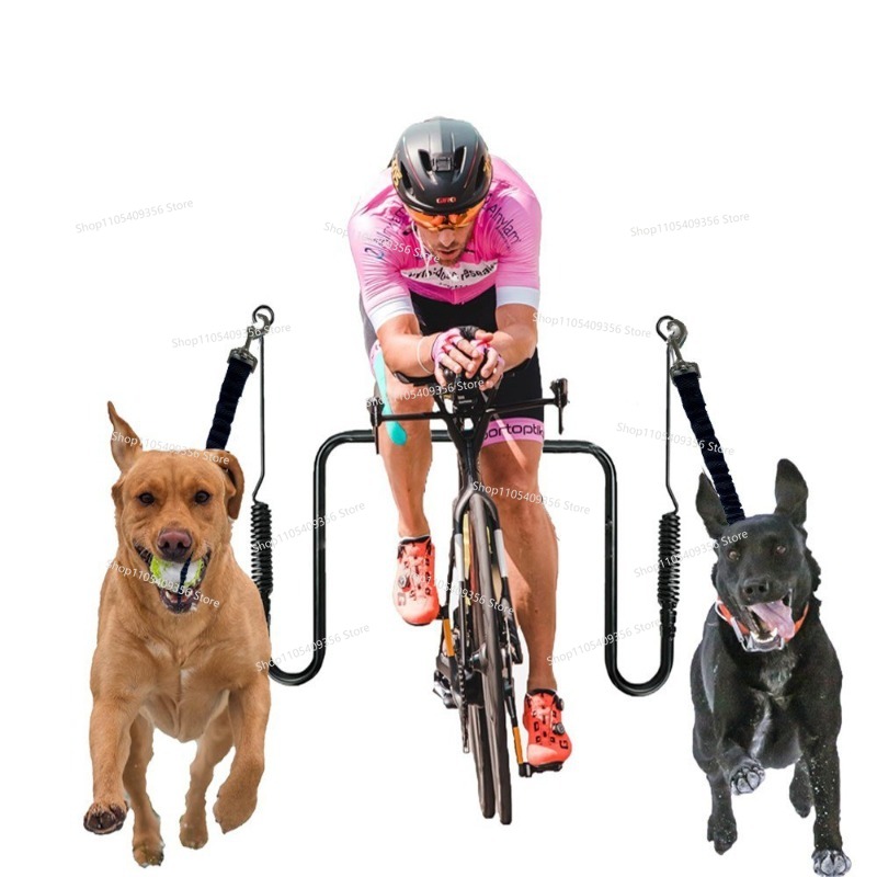 Smycz dla psa do roweru, smycz – Mountain Biking With Dog recenzja i cena